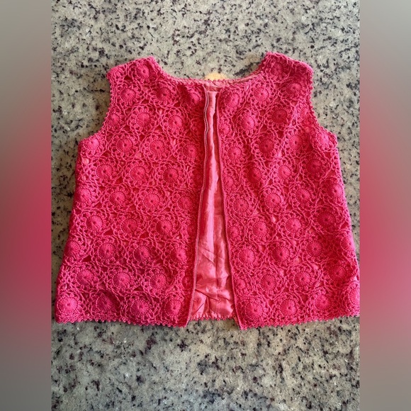 Vintage crochet cropped top size medium - Picture 4 of 8